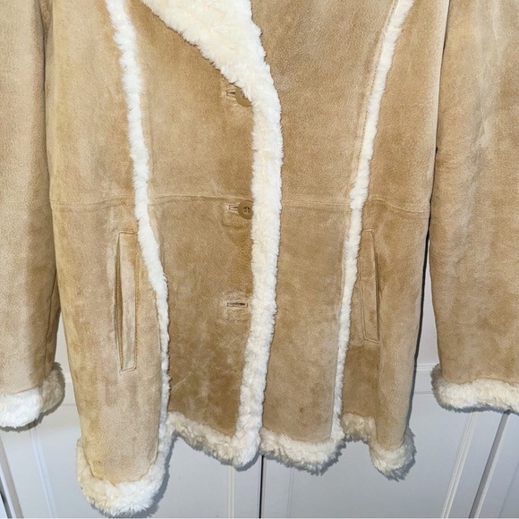 Wilsons Leather Tan and Cream Jacket - Picture 5 of 15